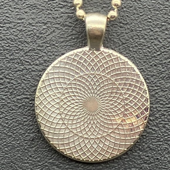 Tinker Bell Blaze Pendant Necklace 22 Inch Silver Ball Chain Retro Multicolor - Picture 4 of 7